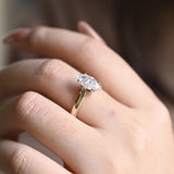 Stunning 1.0 - 2.0 CT Marquise Moissanite Engagement Ring Solitaire Style 8