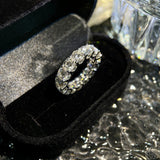 Stunning 2.0 CT Round Moissanite Stones Wedding Bands 6