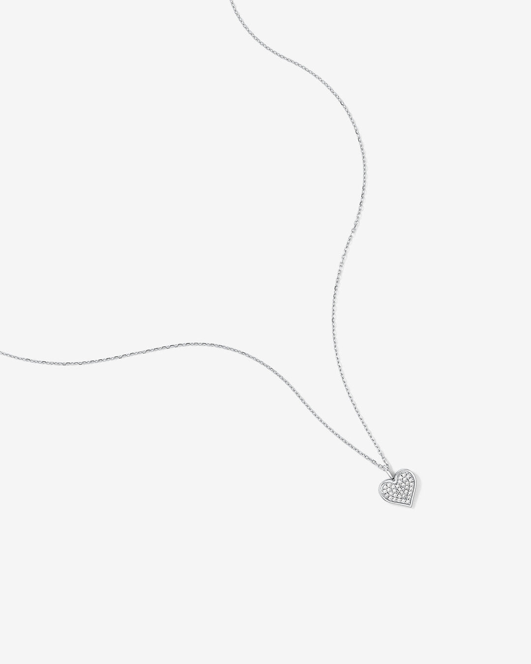 Round Cut Cubic Zirconia in 925 Sterling Silver Necklace 2