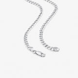 Round Cut Cubic Zirconia in 925 Sterling Silver Necklace 2