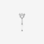 Stunning 1.65 TCW Oval & Pear Moissanite Engagement Ring with Three Stone Design 3