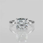 Stunning 2.40 CT Cushion Moissanite Engagement Ring with Hidden Halo Design 10