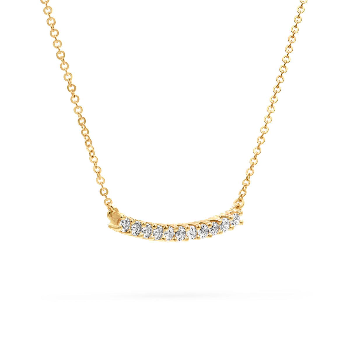 1.32 TCW Round April Diamond Lab Made Diamond- April Birthstone Necklace 4