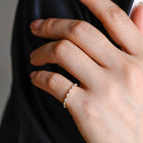 Stunning 0.3 TCW Marquise Moissanite Stones Full Eternity Wedding Band 6