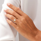Stunning 2.0 CT Heart Moissanite Engagement Ring with Dainty Pave Design 7