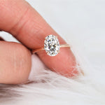 Stunning 2.5 CT Oval Moissanite Engagement Ring with Solitaire Design 8