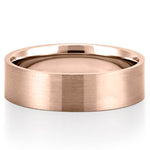 Classic Matte Finish Wedding Band for Men's in Solid Gold 5