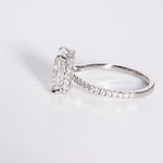 Stunning 5.0 CT Radiant Shape Moissanite Engagement Ring with Hidden Halo & Pave Design 6