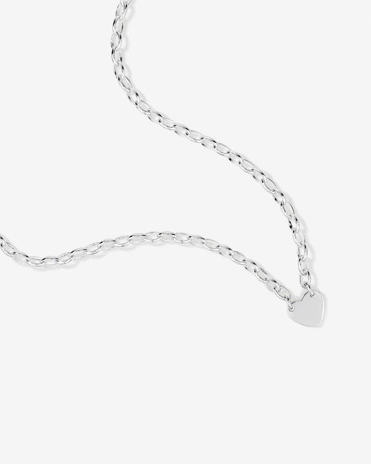 Round Cut Cubic Zirconia in 925 Sterling Silver Necklace 2
