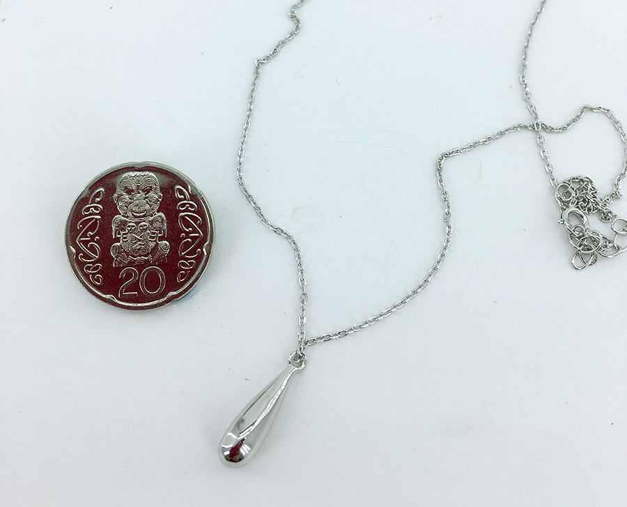 Round Cut Cubic Zirconia in 925 Sterling Silver Necklace 7