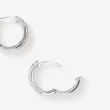 Round Cut Cubic Zirconia in 925 Sterling Silver Earrings 4