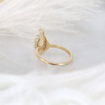 Stunning 2.80 CT Marquise Moissanite Engagement Ring with Hidden Halo Design 3