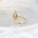 Stunning 2.80 CT Marquise Moissanite Engagement Ring with Hidden Halo Design 3