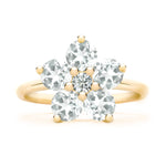 1.0 TCW Round April Diamond Lab Made Diamond- April Birthstone Engagement Ring 4