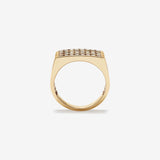 1.03 CT Round Moissanite Channel Set Men's Wedding Band in Solid Gold 1