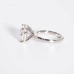 Stunning 4.50 CT Cushion Cut Moissanite Engagement Ring with Pave Design 4