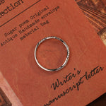 Stunning 0.2 CT Round Moissanite Stones v Shaped Wedding Bands 2