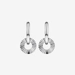 Round Cut Cubic Zirconia in 925 Sterling Silver Earrings 2