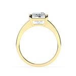 Stunning 3.0 CT Princess Moissanite Men's Wedding Band with Solitaire Design 4