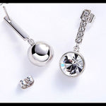 Round Cut Cubic Zirconia in 925 Sterling Silver Earrings 6