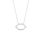 0.30 TCW Round Cut Moissanite Diamond Pendant Necklace in Solid Gold 1