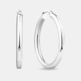 Round Cut Cubic Zirconia in 925 Sterling Silver Earrings 1