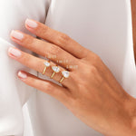 Stunning 1.0-2.0 CT Pear Moissanite Engagement Ring with Dainty Design 6
