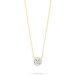0.30 CT Marquise & Round Moissanite Diamond Cluster Pendant Necklace in Solid Gold 1
