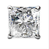 Round Cut Cubic Zirconia in 925 Sterling Silver Earrings 3