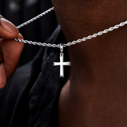 Cross Pendant Style Silver Pendant for Him 2