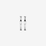 Round Cut Cubic Zirconia in 925 Sterling Silver Earrings 2