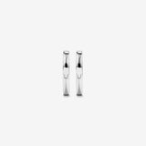 Round Cut Cubic Zirconia in 925 Sterling Silver Earrings 2