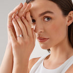 Stunning 1.25 CT Oval Moissanite Engagement with Ring Solitaire Design 6