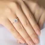 Stunning 1 CT Cushion Moissanite Engagement Ring With Halo Design 7