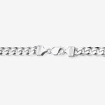 Round Cut Cubic Zirconia in 925 Sterling Silver Necklace 3