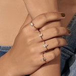 Stunning 0.50 CT Round Moissanite Engagement Ring with Solitaire Design 5