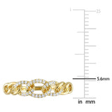 Round Cut Cubic Zirconia in 925 Sterling Silver Wedding Bands 6