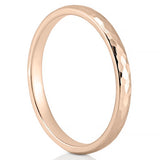 Stunning Hammered Metal Wedding Bands 6