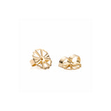 0.08 CT Round Peridot Lab Made Diamond- August Birthstone Studs 4