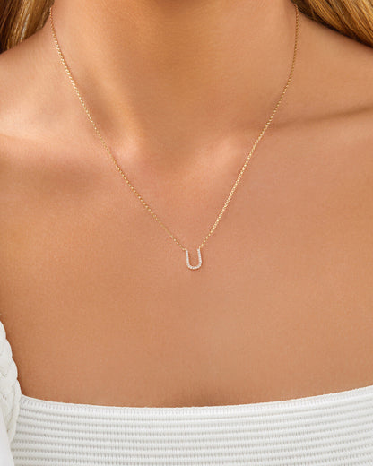 Round Cut Cubic Zirconia in 925 Sterling Silver Necklace 4
