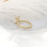 Stunning 2.5 CT Oval Moissanite Engagement Ring with Solitaire Design 4