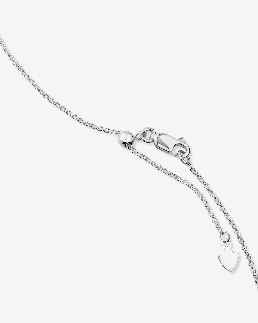 Round Cut Cubic Zirconia in 925 Sterling Silver Necklace 3