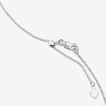 Round Cut Cubic Zirconia in 925 Sterling Silver Necklace 3