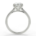 Stunning 0.81 CT Pear Moissanite Engagement Ring With Solitaire Design 6