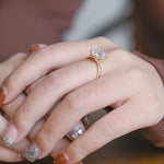Stunning 1.0 - 2.0 CT Emerald Moissanite Engagement Ring with Solitaire Design 4
