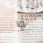 Stunning 1.0 CT Marquise Cut Moissanite Engagement Ring with Cluster Design 1