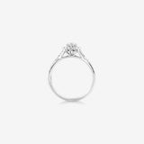 Stunning 0.7 CT Round Moissanite Engagement Ring With Halo & Pave Design 2