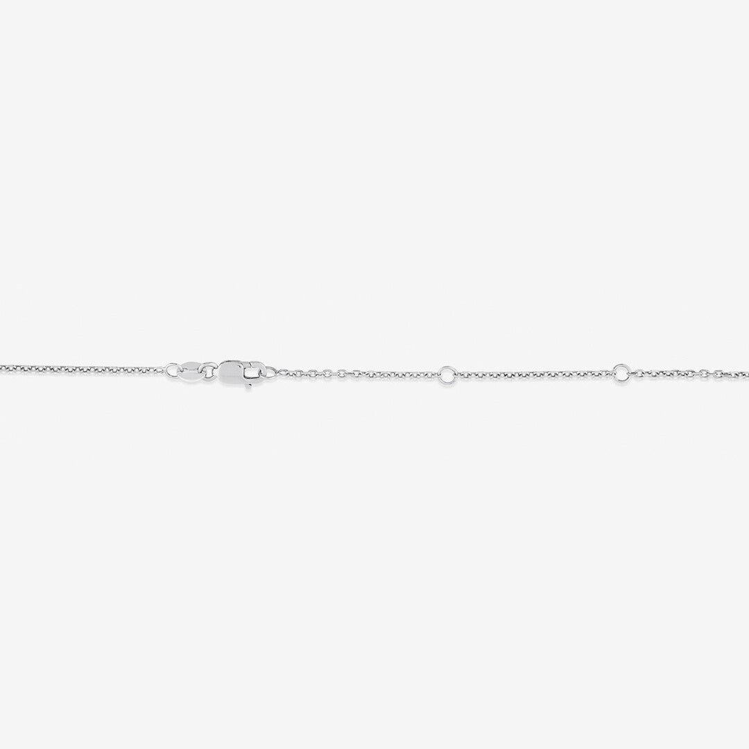 Round Cut Cubic Zirconia in 925 Sterling Silver Necklace 2