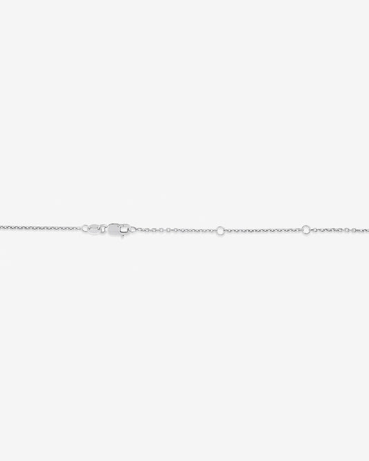 Round Cut Cubic Zirconia in 925 Sterling Silver Necklace 2