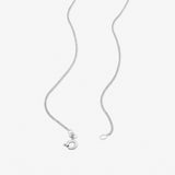 Round Cut Cubic Zirconia in 925 Sterling Silver Necklace 2